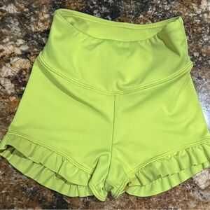 Tiger Friday filly shorts child large yellow. Dancewear